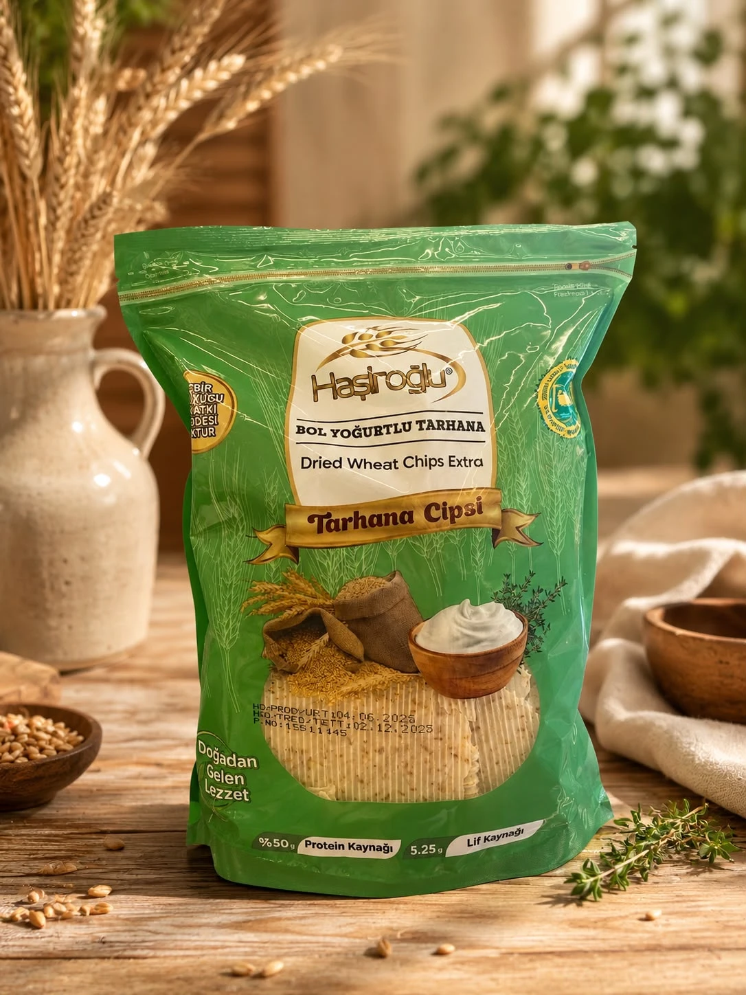Haşiroğlu Bol Yoğurtlu Tarhana Cipsi 450 Gr